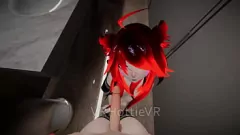 تشغيل أحمر الرأس المراحيض العامة 3D VRChat ERP - الثدي، الحمار، مص، اللعنة